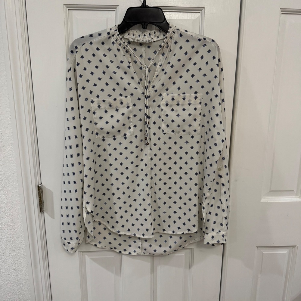 Abercrombie & Fitch Boho Geometric Blouse –‎ XS
